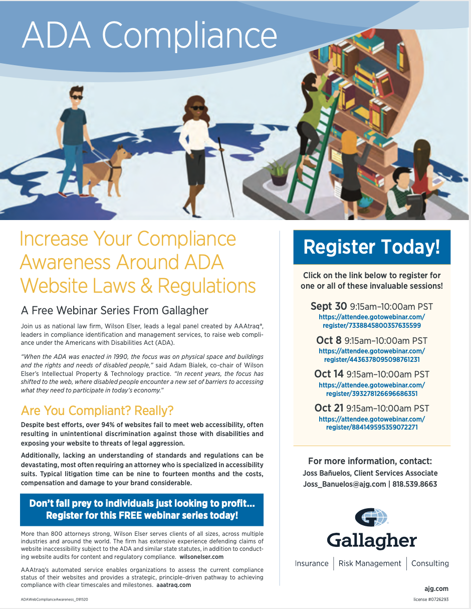ADA Compliance, Website Laws & Regulations